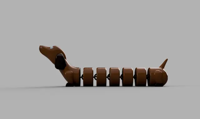Articulated Dog — modelo 3D