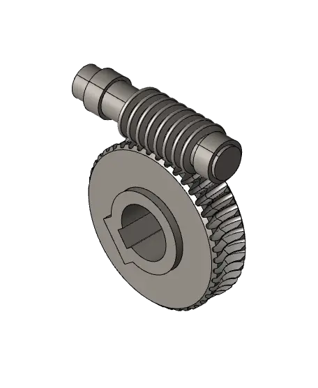 Worm gear — modelo 3D
