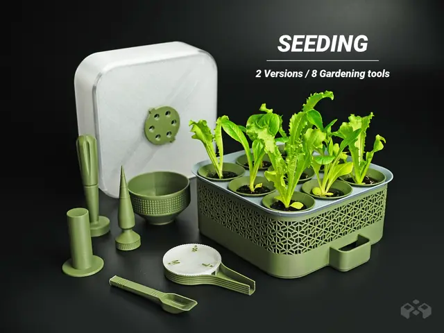 Self Watering Seed Starter with Modular Grow Kit — modelo 3D