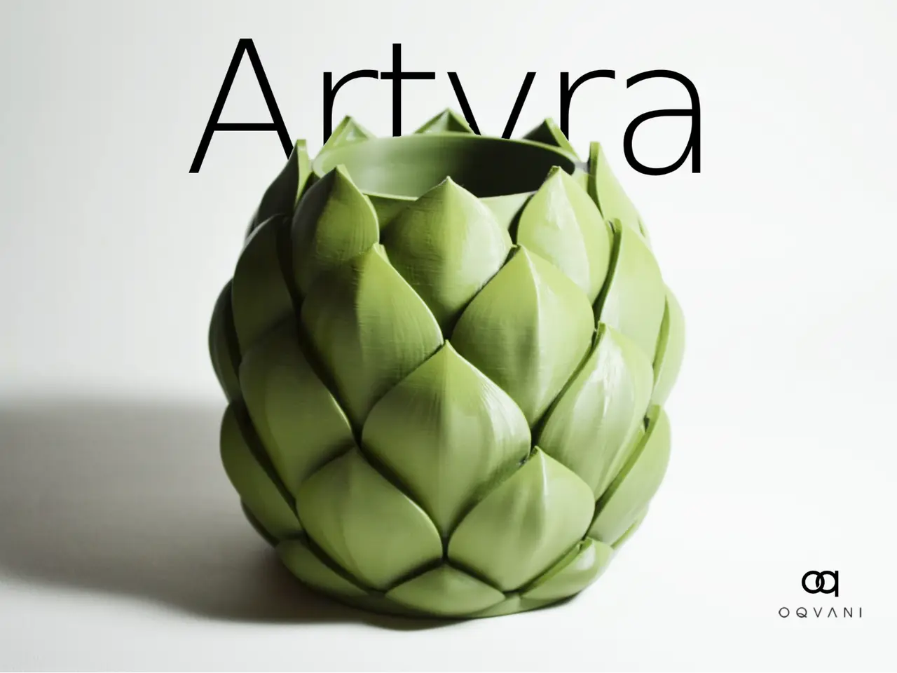 Artyra Vase – Artichoke Plant-Inspired Vase — modelo 3D