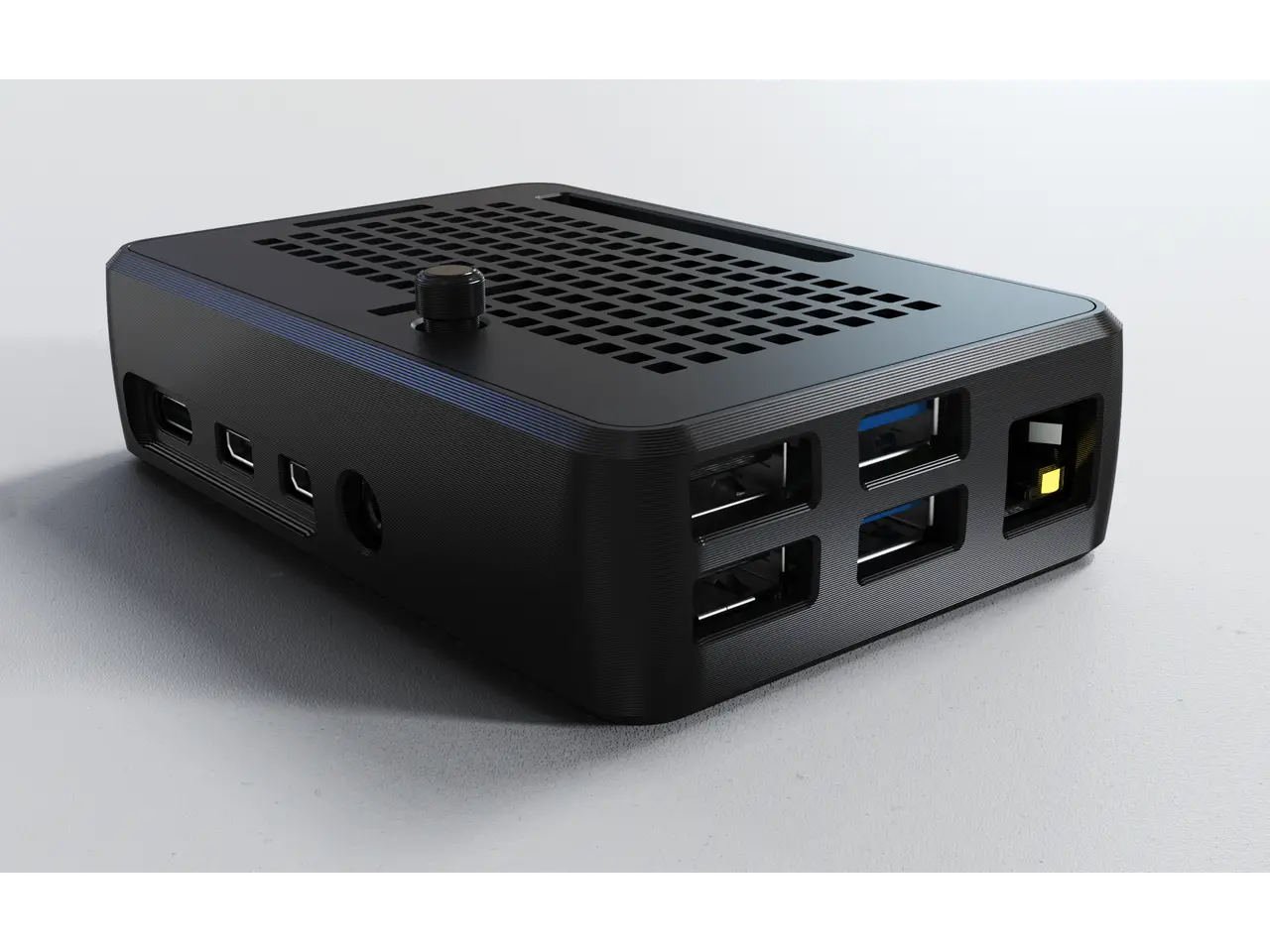 Raspberry Pi 4B Case (SnapTop) fits SenseHat — modelo 3D