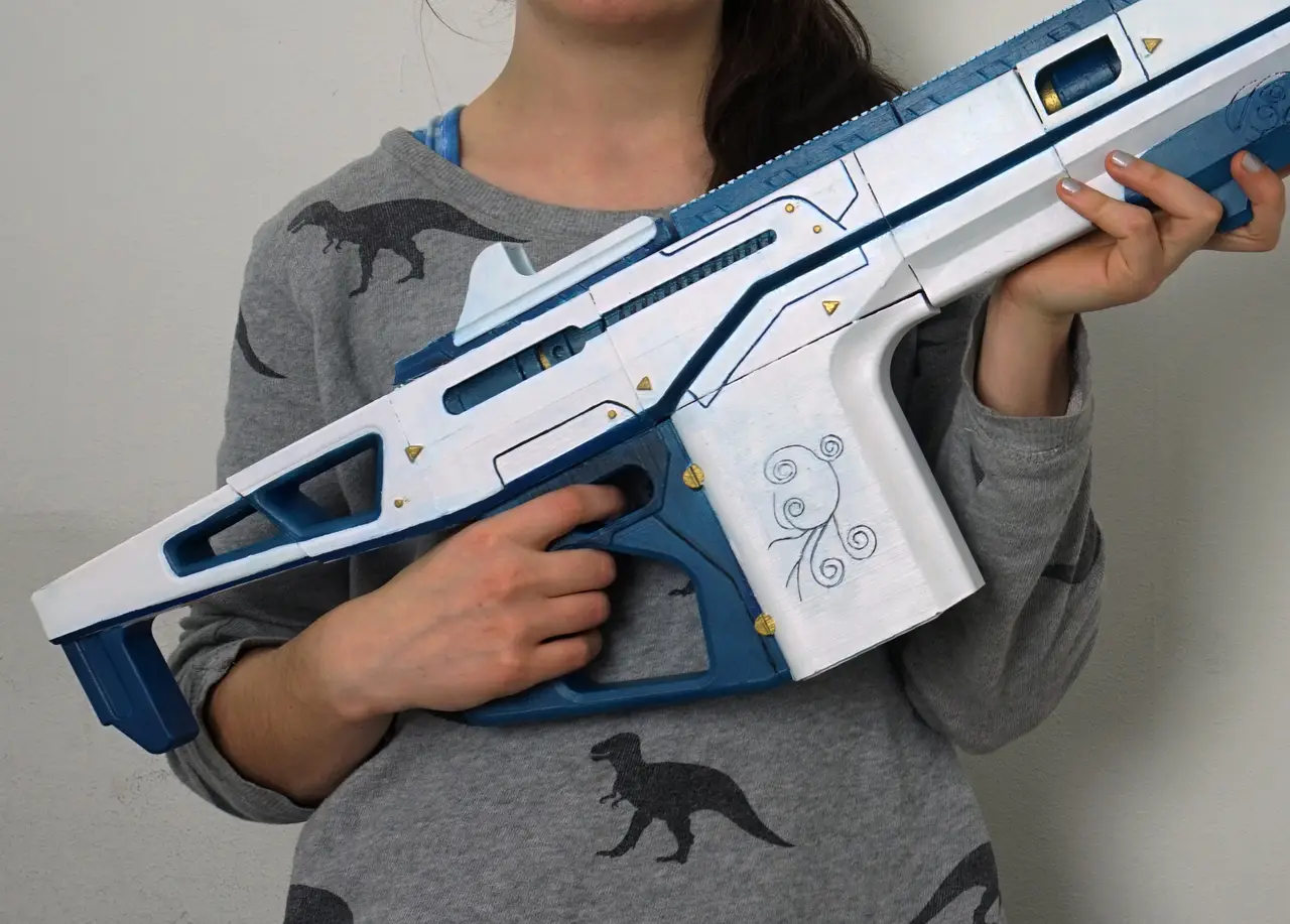 Monte Carlo Auto Rifle From Destiny — modelo 3D