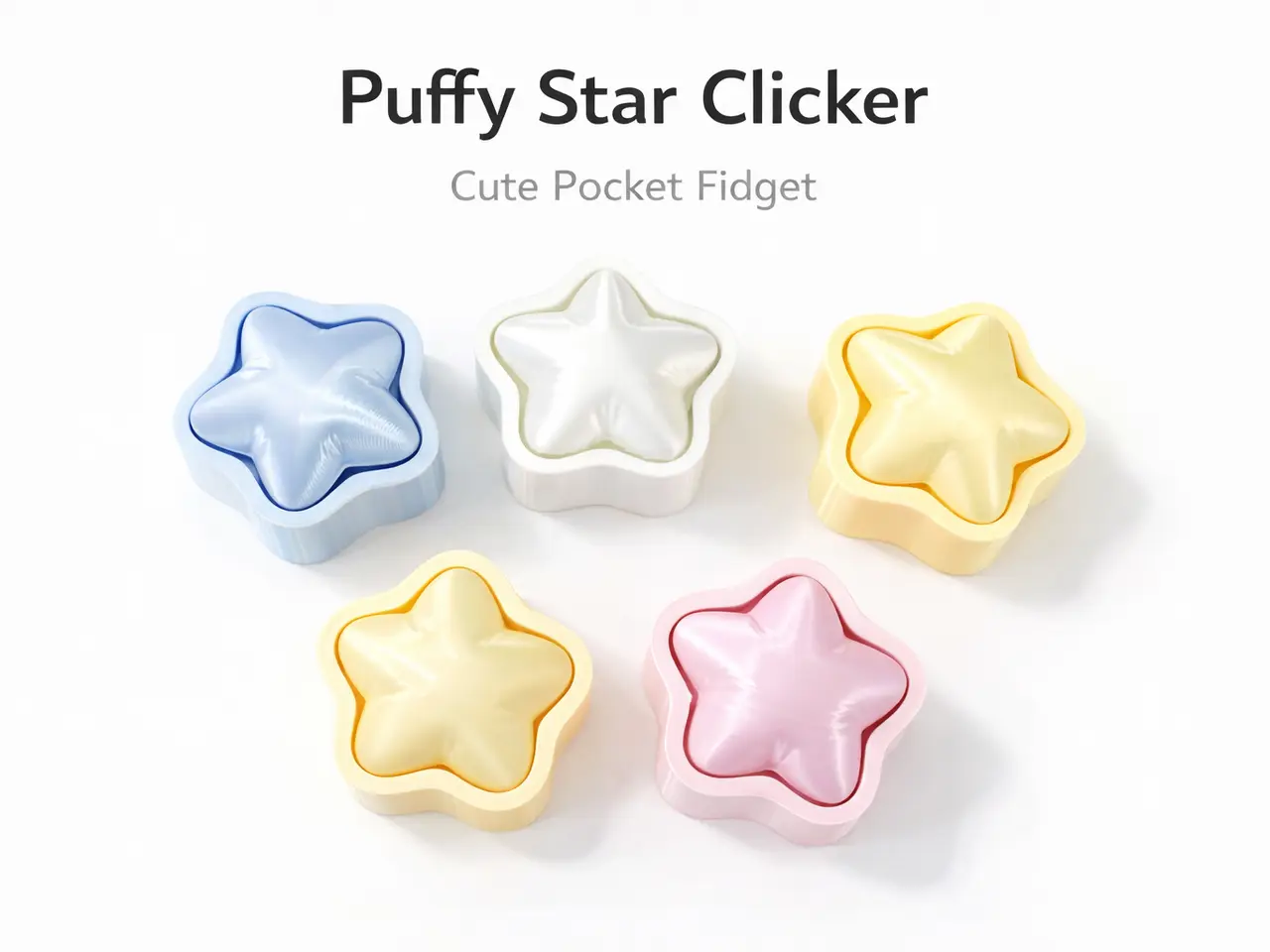 Puffy Star Clicker — modelo 3D