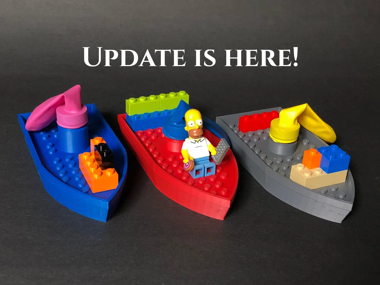 Balloon Boat V3 - Compatible with Mini Figures — modelo 3D