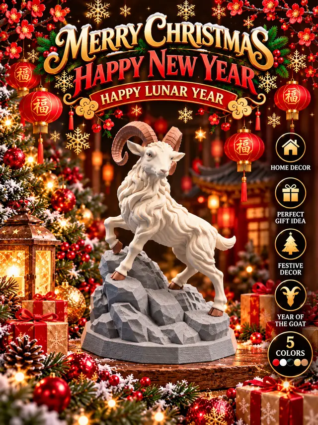 Goat on the Rock — modelo 3D