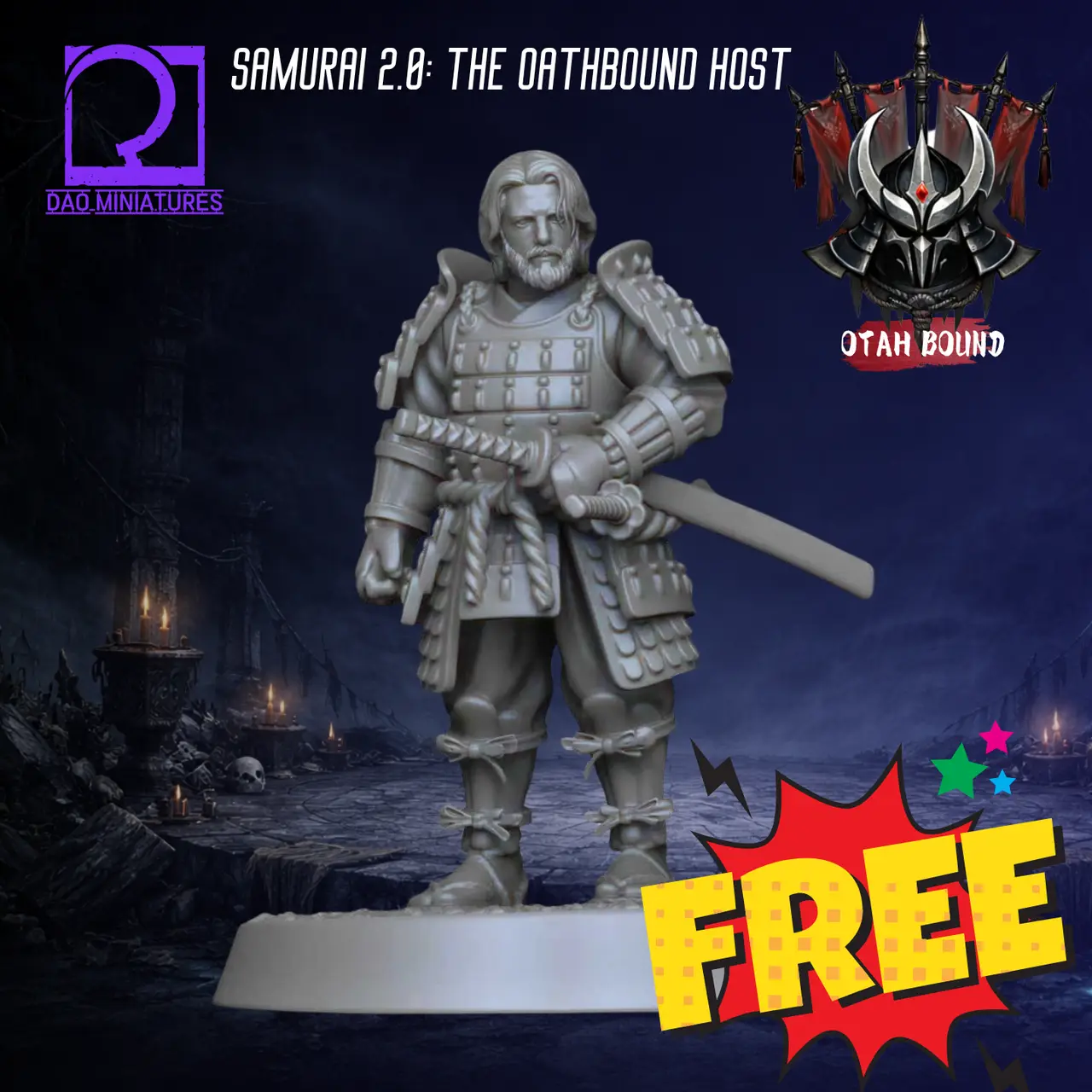 Samurai 2.0: The Oathbound Host - free sample — modelo 3D