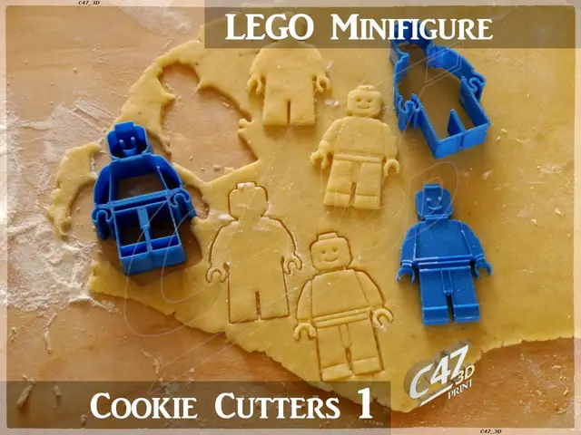 Lego Minifigure Cookie Cutters Set 1 — modelo 3D