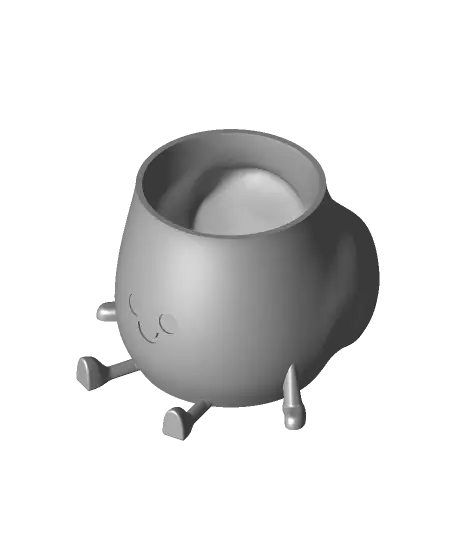 Chunky bum pot — modelo 3D