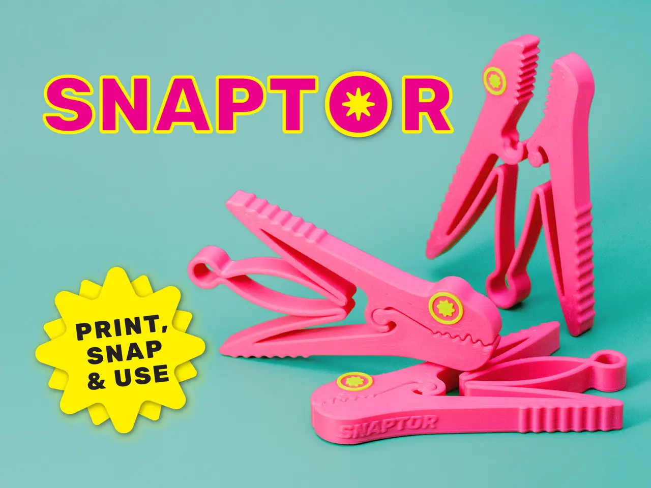 SNAPTOR | The clamp that keeps biting — modelo 3D