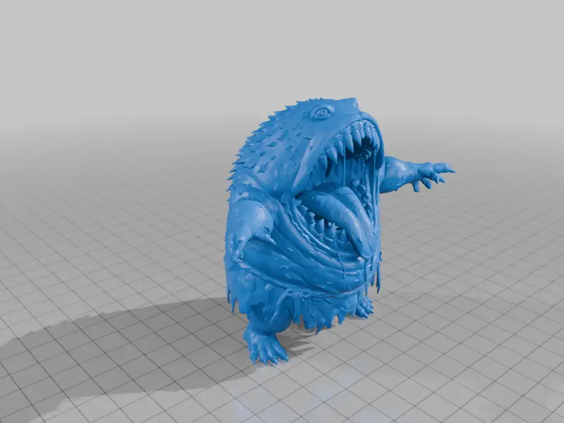 AI TRIPO monster 85 3d model — modelo 3D