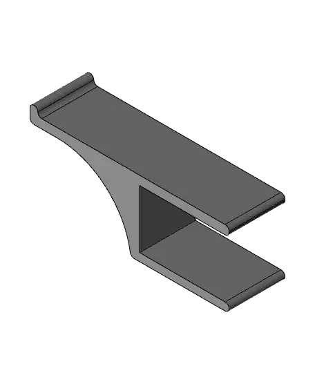Parametric Headphone stand desk slide — modelo 3D
