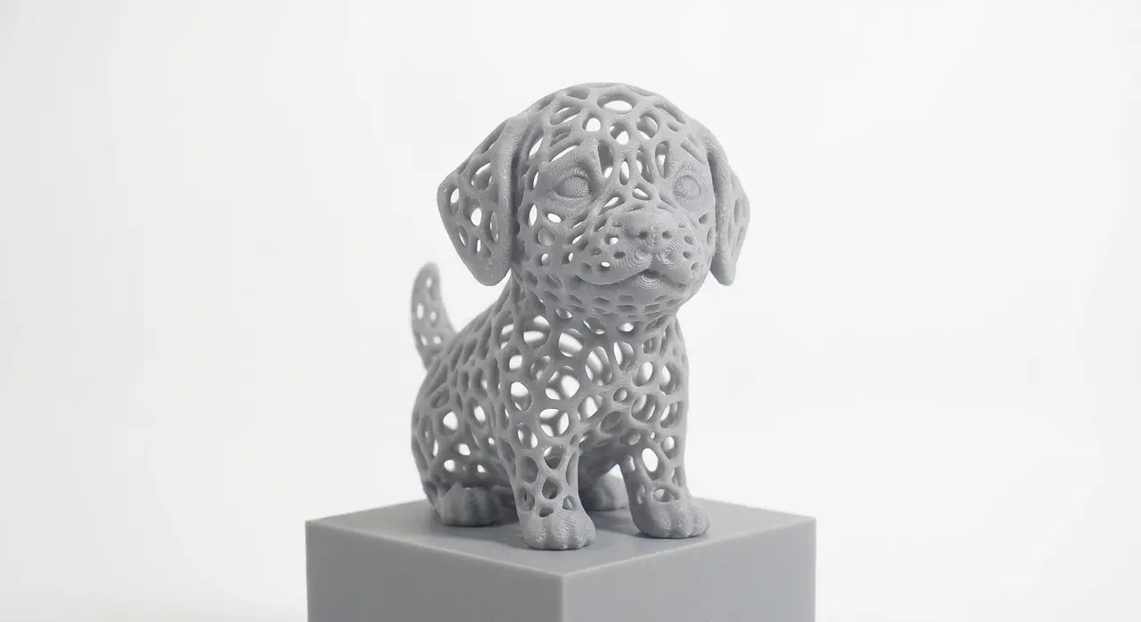 Voronoi Puppy — modelo 3D
