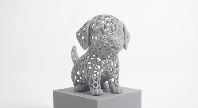 Voronoi Puppy — modelo 3D