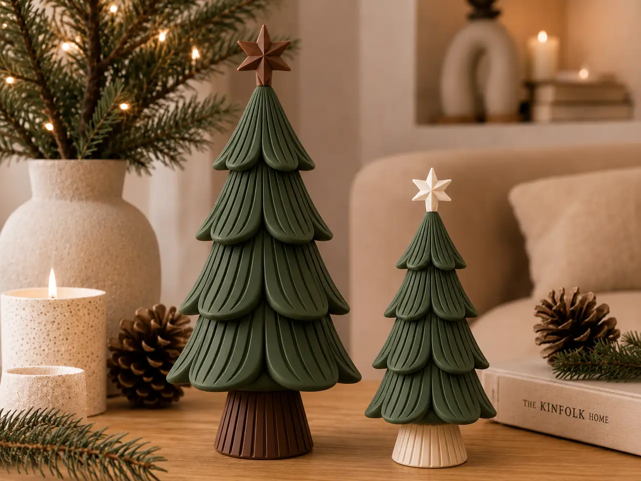 Christmas Tree Minimalistic Japandi Decor — modelo 3D