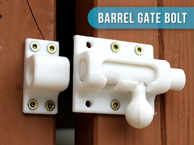 Barrel Gate Bolt | Sliding Latch Lock | Multiple Sizes — modelo 3D