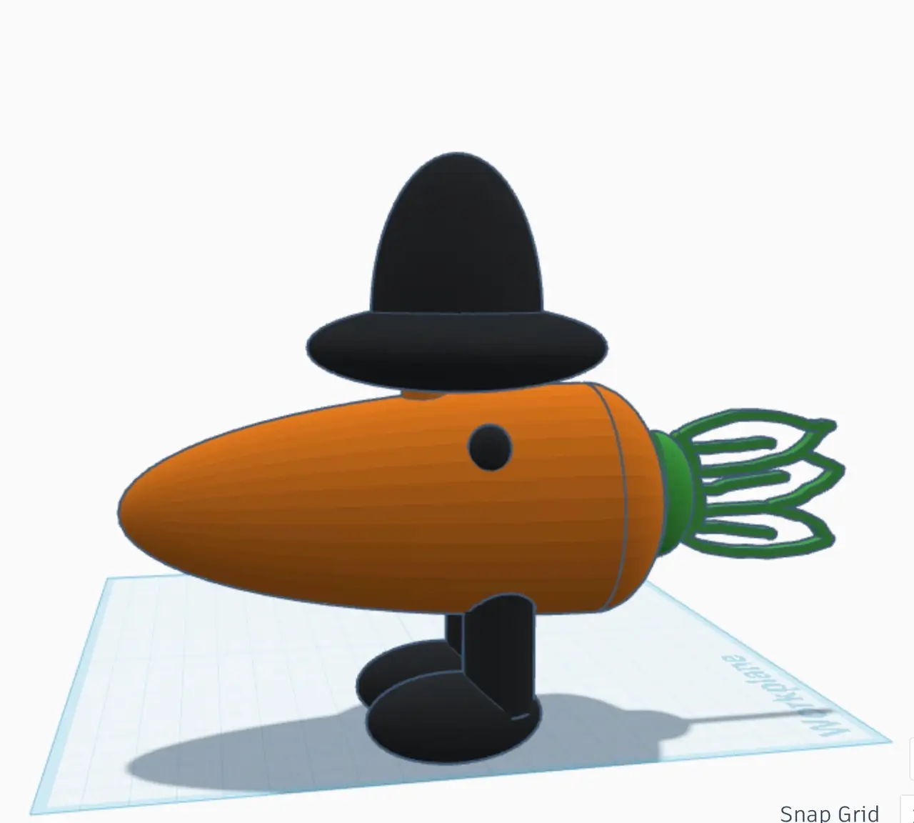 Garrett, the carrot — modelo 3D