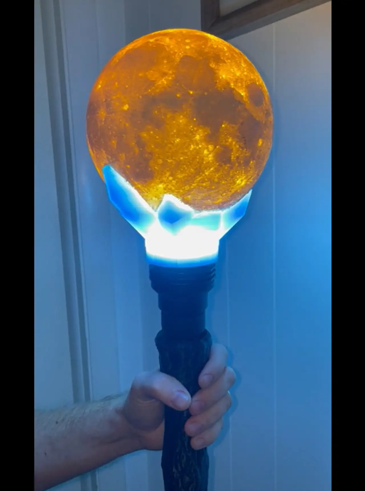 Moon/Gem Lithophane Staff — modelo 3D