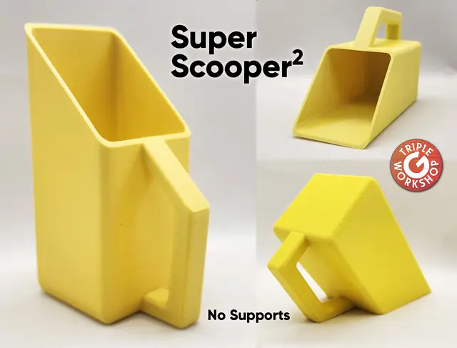 Super Scooper² - No Supports — modelo 3D