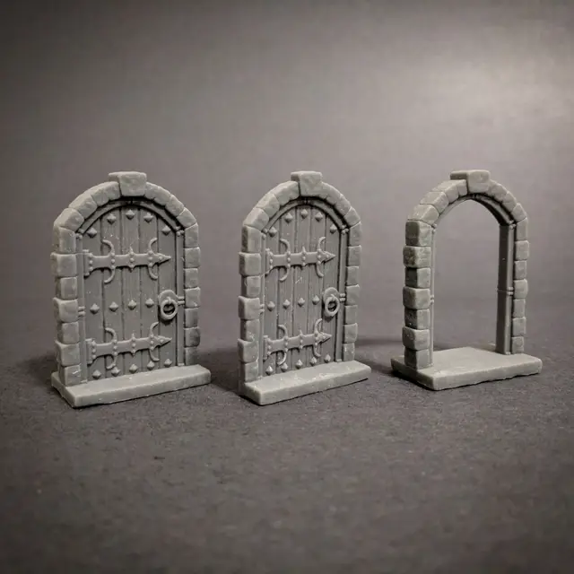 Dungeon Doors — modelo 3D