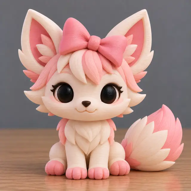 little fox — modelo 3D