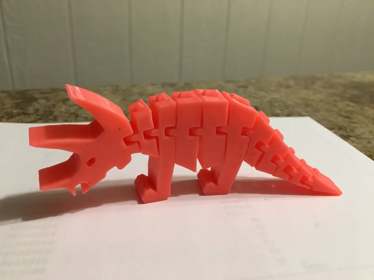 Flexi Triceratop — modelo 3D
