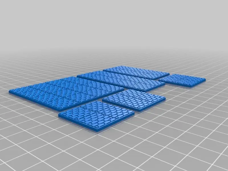 Modular Dungeon Tiles: Core Set — modelo 3D
