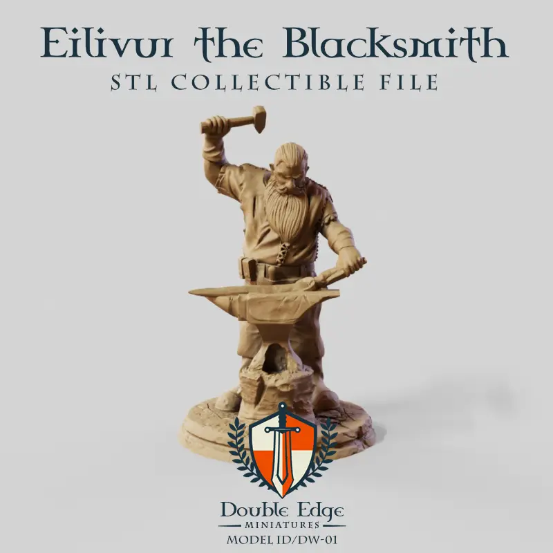 Eilivur the Blacksmith FREE Sample — modelo 3D