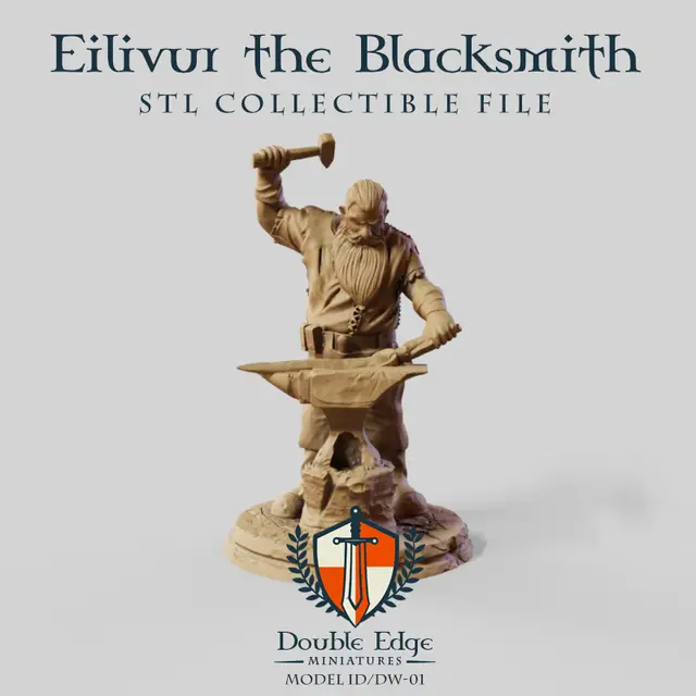 Eilivur the Blacksmith FREE Sample — modelo 3D