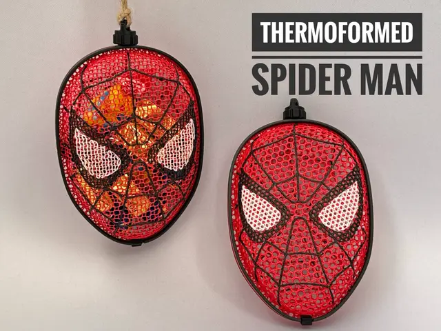 Thermoformed Spider Man - candy container — modelo 3D