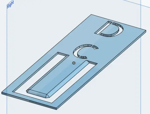 BookMark — modelo 3D