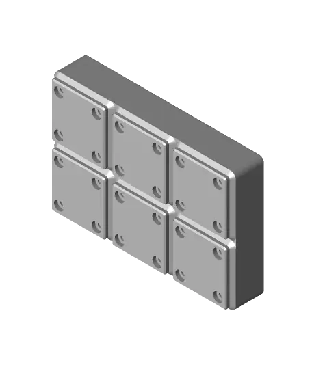 gridfinity dremel bit 3x2 — modelo 3D