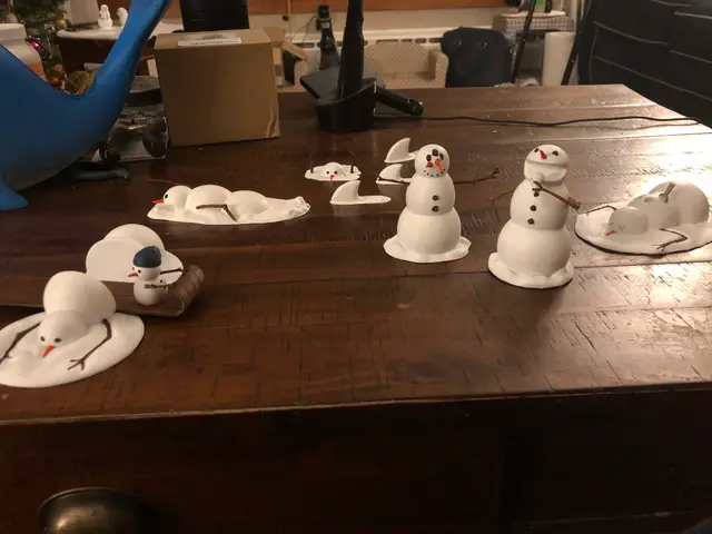 Calvin and Hobbes Snowmen Village (Collection) — modelo 3D