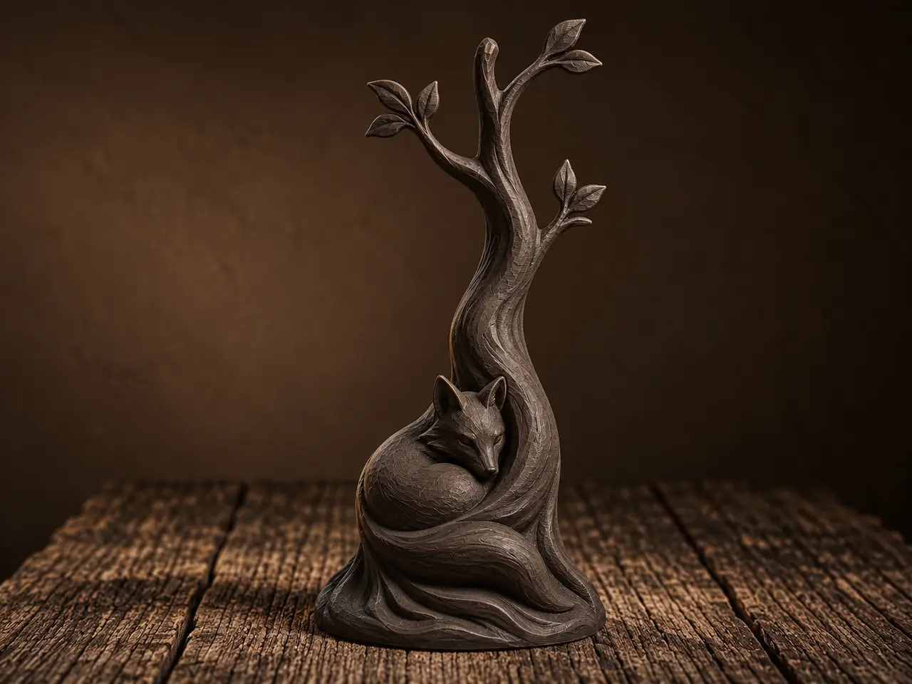 Fuchs am Baum — modelo 3D