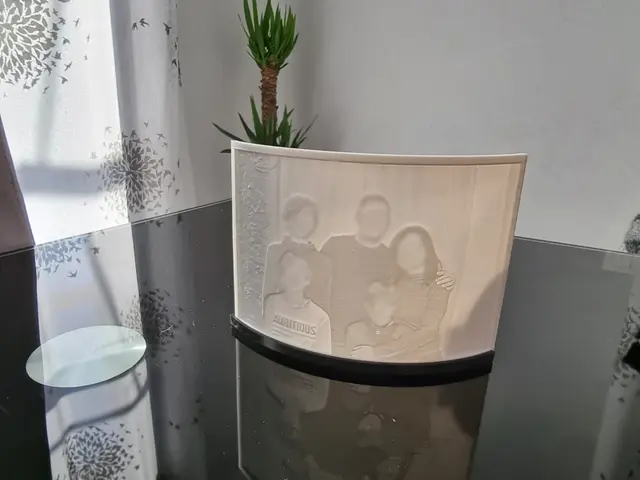 LITHOPHANE FRAME / STAND CURVED — modelo 3D