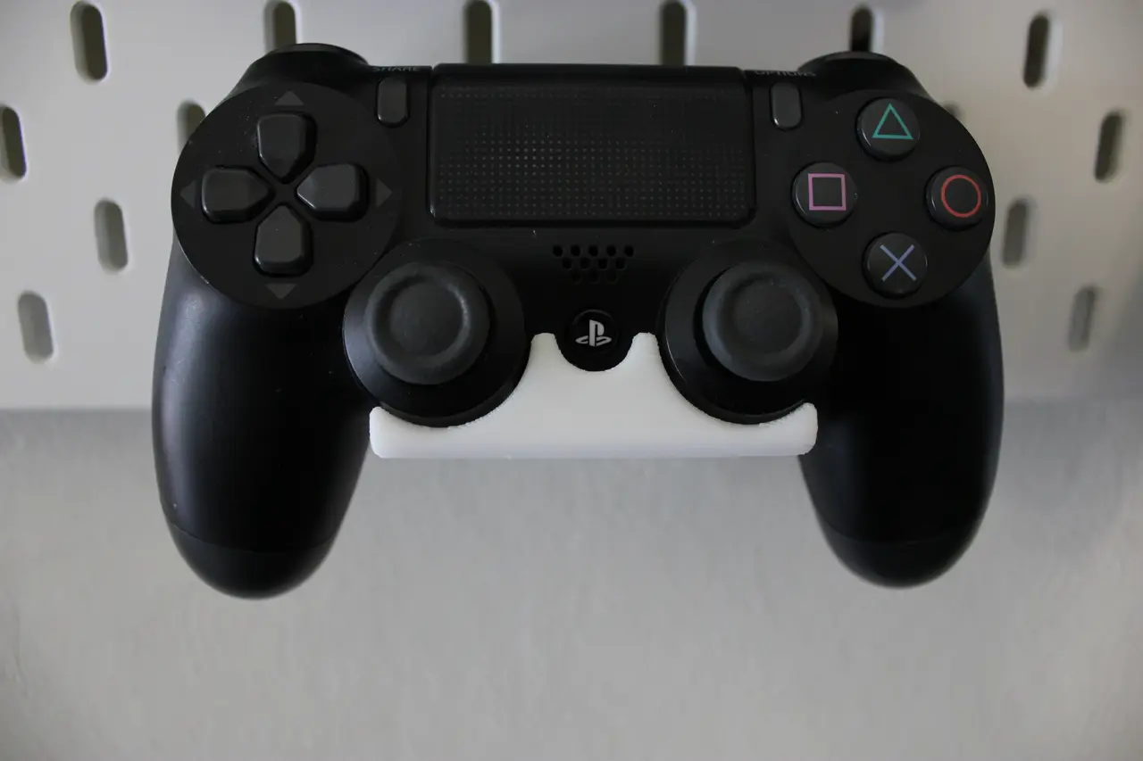 Playstation PS4 DualShock 4 Controller Ikea Skadis Mount — modelo 3D