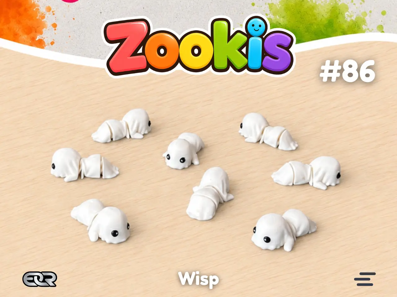Zookis - Wisp (ghost) #86 — modelo 3D