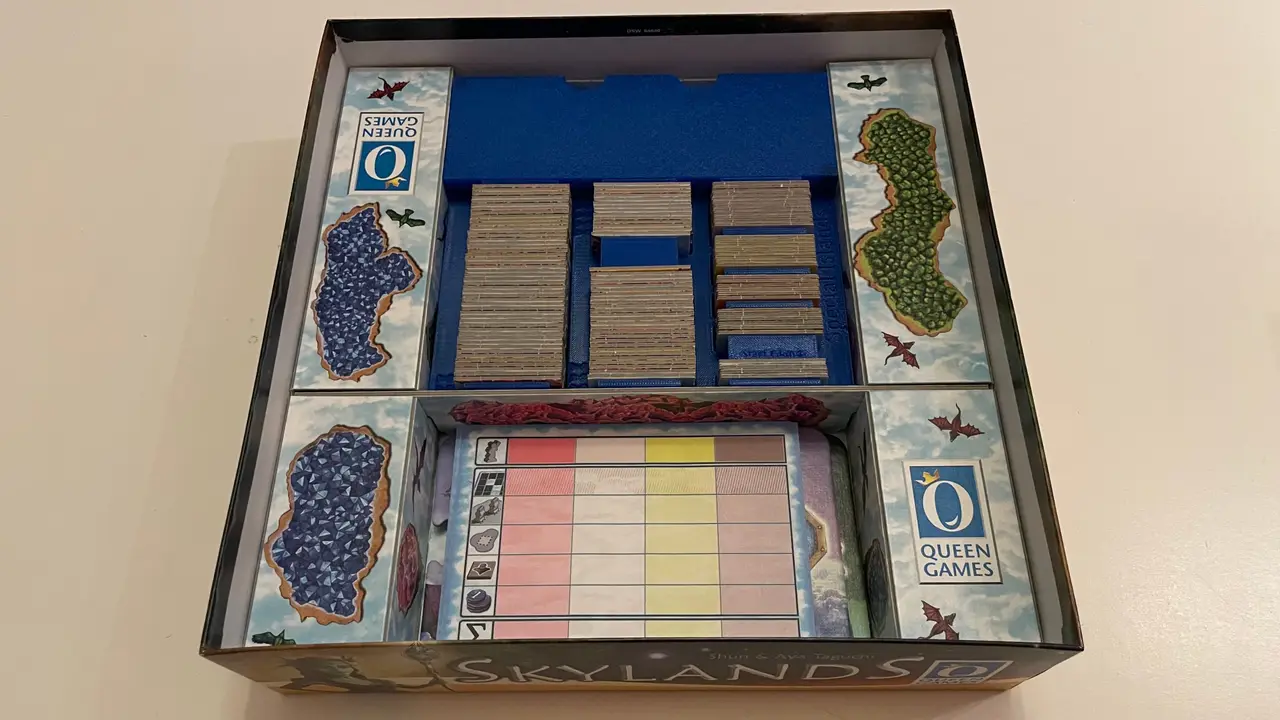Skylands boardgame insert — modelo 3D