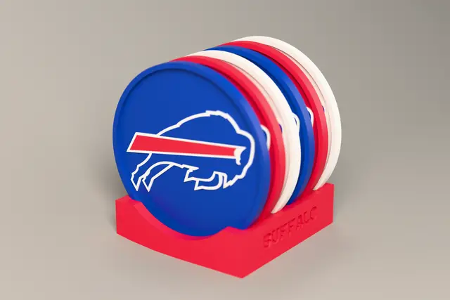 Buffalo Bill Coaster Set — modelo 3D