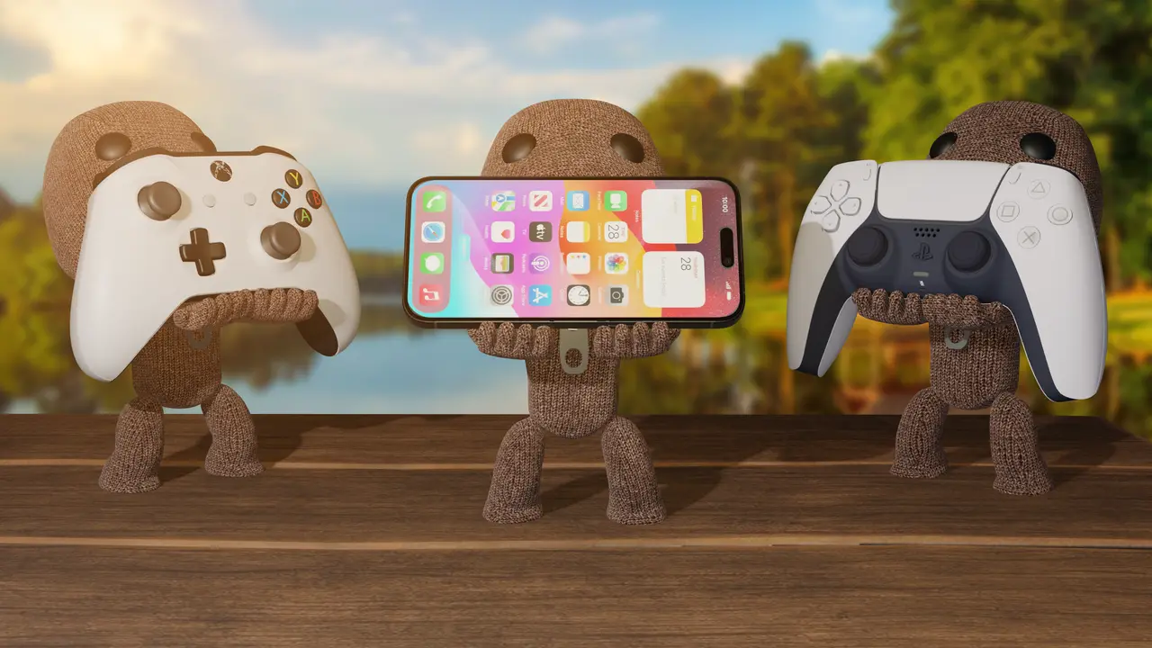 Sackboy Phone/Controller Holder — modelo 3D