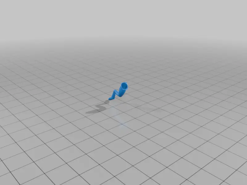 wasp mid leg — modelo 3D