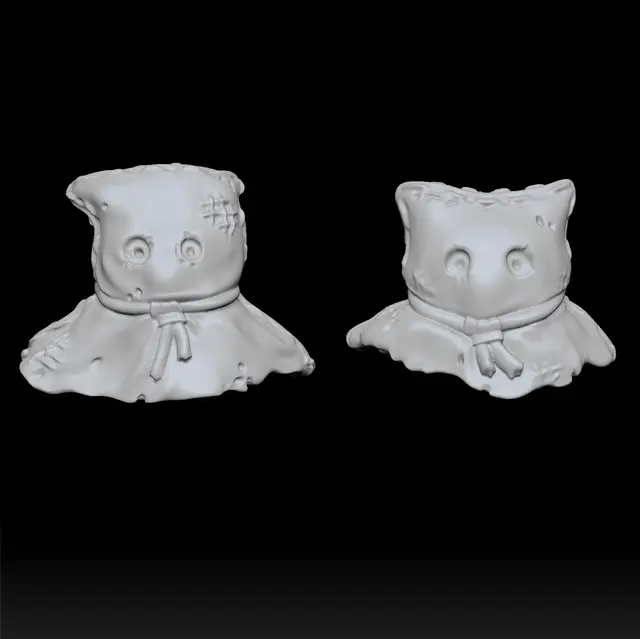 Potato Cultist Heads — modelo 3D