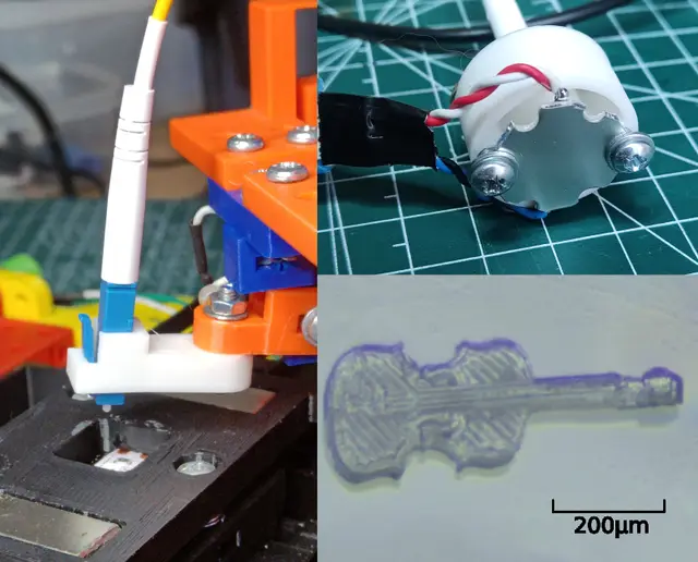 High Resolution Resin Print Head For RepRapMicron — modelo 3D