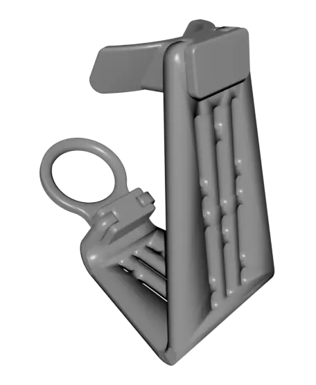 Open Lightsaber Stand — modelo 3D