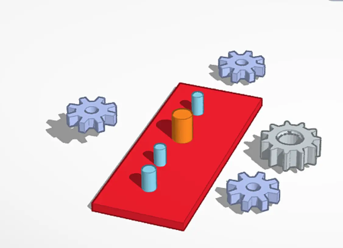 gear fidget — modelo 3D