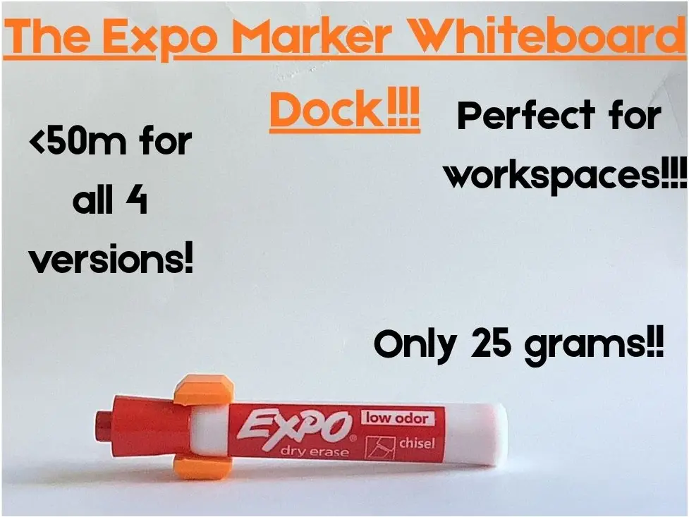 Magnetic Expo Marker Holder — modelo 3D