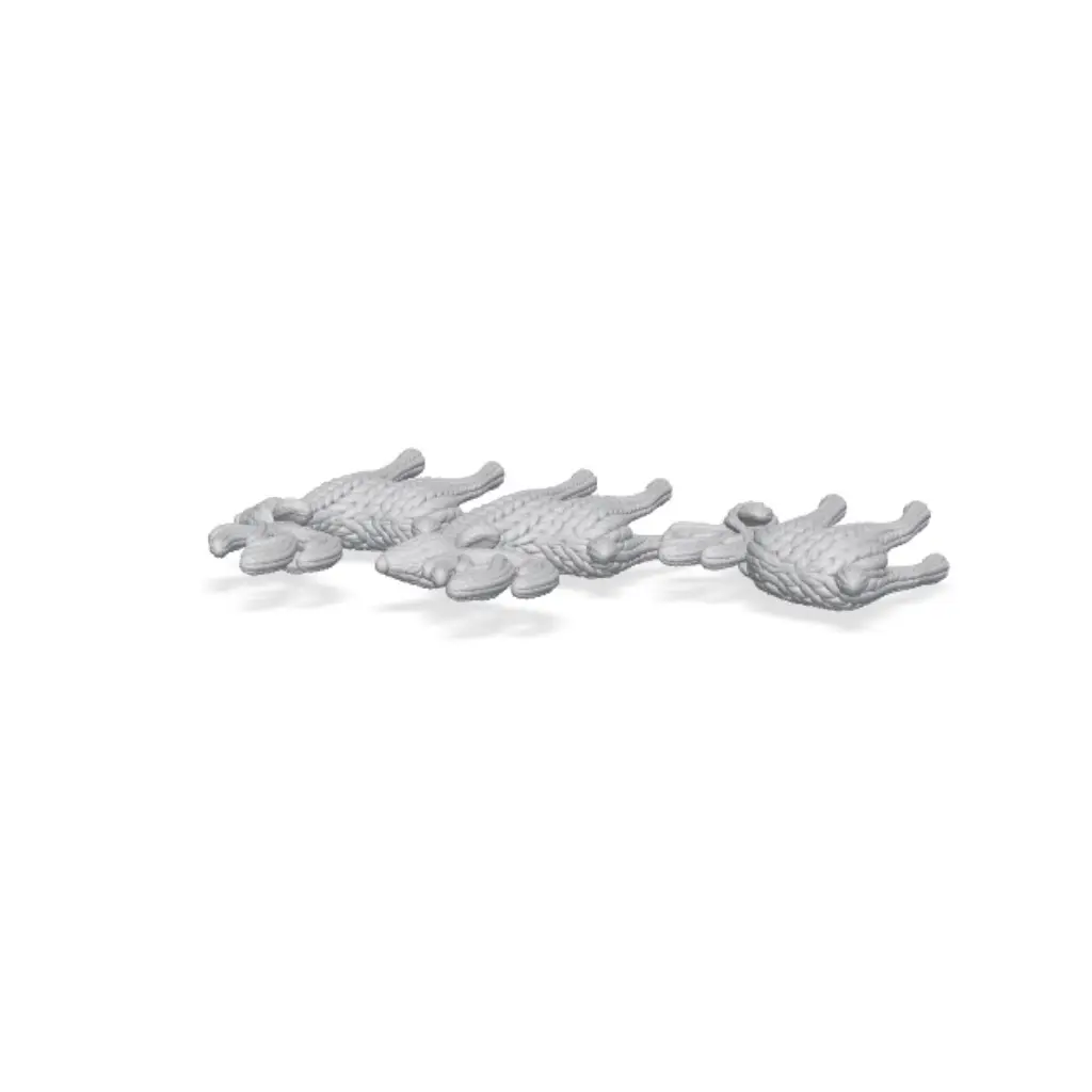 Knitted Christmas Reindeer Trio Figurines — modelo 3D