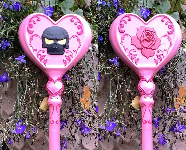 Skull'n Rose Staff, 50 cm — modelo 3D