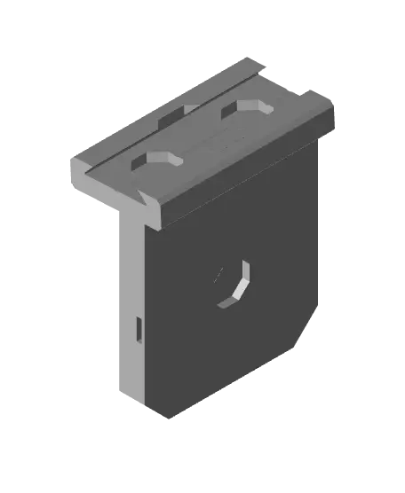 1x1 Shelf - Rail Slider — modelo 3D