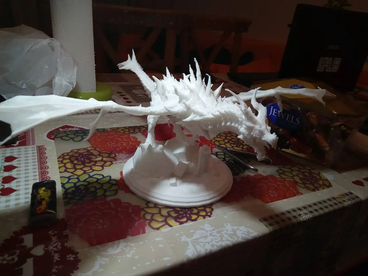 Dragon Skyrim with Base — modelo 3D