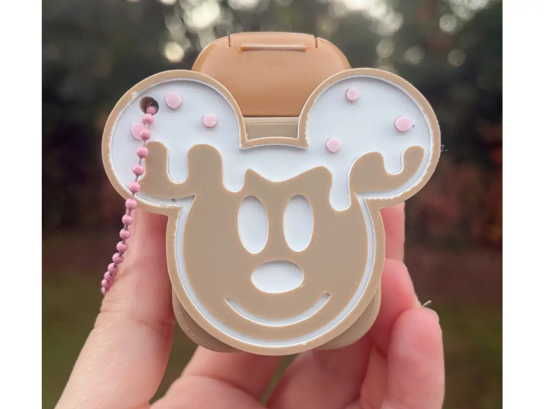 Mickey Gingerbread Sanitizer Holder — modelo 3D